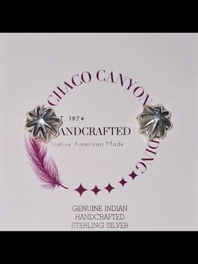 Handcrafted Sterling Silver Starburst Stud Earrings - Silver